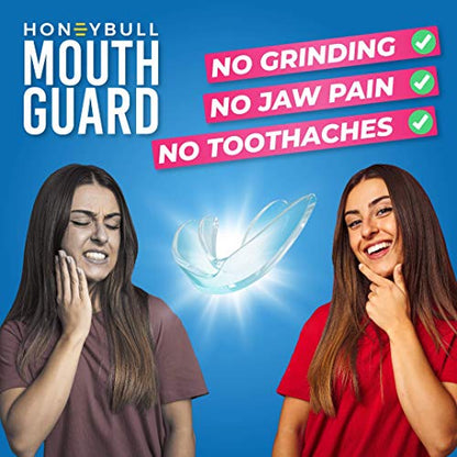 HONEYBULL Mouth Guard for Grinding Teeth [6 Pack] 1 Size for Heavy Grinding | Comfortable HoneyBullUS supplements