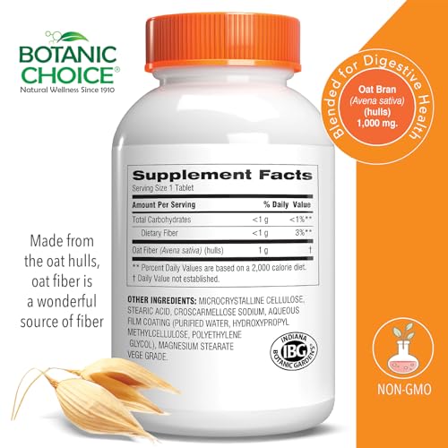 Botanic Choice Oat Fiber -Natural Oat Fiber Dietary Supplement to Support Digestive Health Botanic ChoiceAu supplements