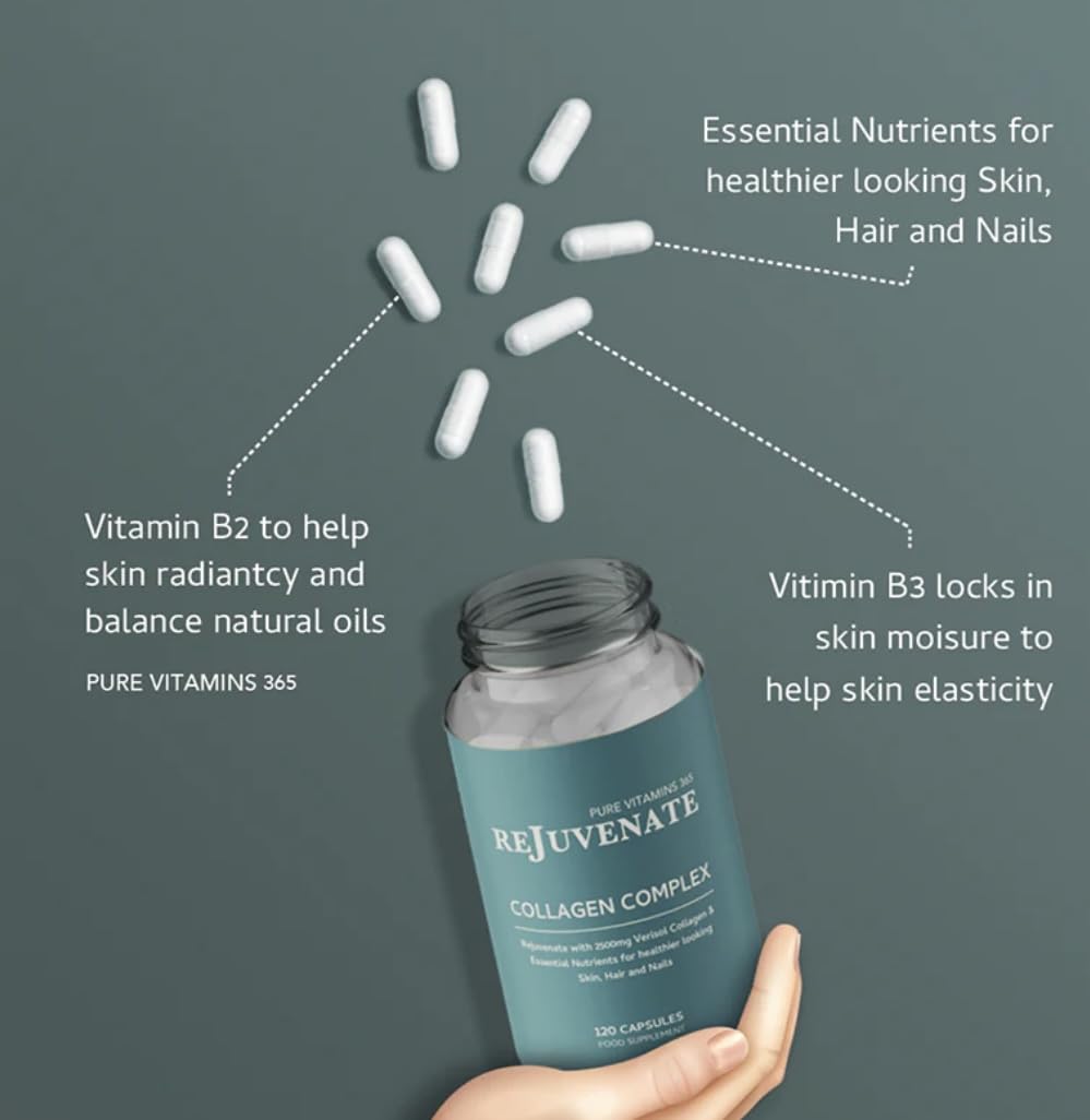 Rejuvenate premium Collagen Capsules - 2500mg High Strength Verisol Bovine Collagen Supplement GenericAu supplements