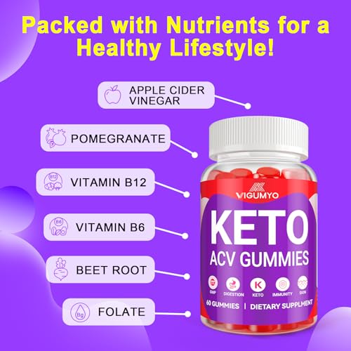 Keto ACV Gummies Advanced Weight Loss, Keto Gummies for Weight Loss, Apple Cider Vinegar VIGUMYOUS supplements