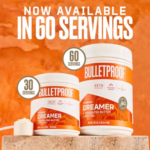 Bulletproof Hazelnut Creamer, 14.8 Ounces, Keto Coffee Creamer with MCT Oil and Grass BulletproofAu supplements