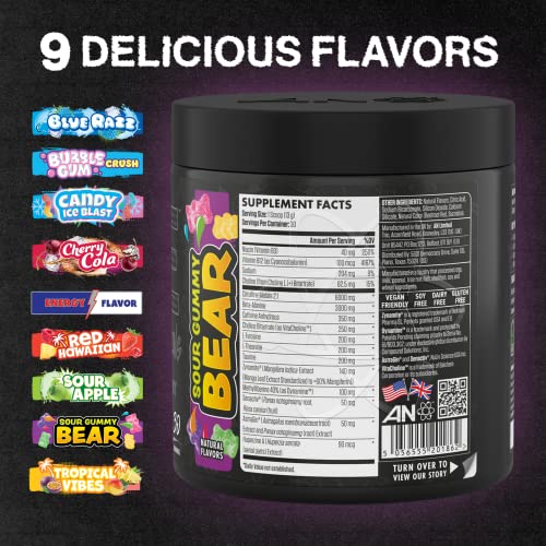 ABE Pre Workout Powder - All Black Everything Pre Workout Energy Drink with Citrulline ABE all black everythingAu supplements