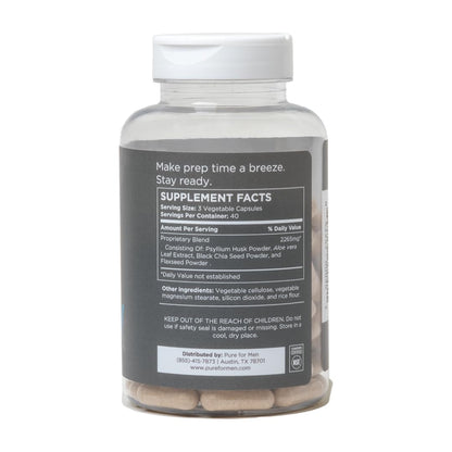 Pure for Men Original Vegan Cleanliness Stay Ready Fiber Supplement Pure for MenUS supplements