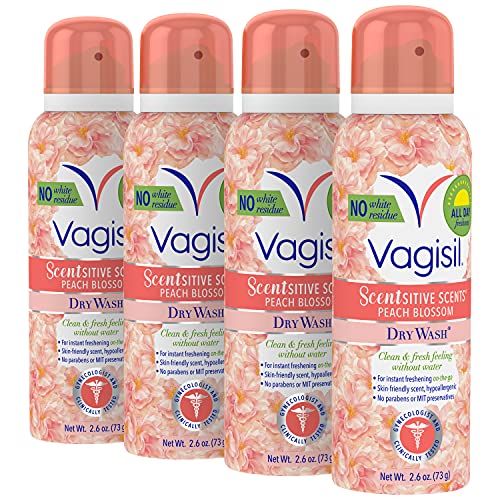 Vagisil Scentsitive Scents Feminine Dry Wash Deodorant Spray for Women, Gynecologist Tested VagisilAu supplements