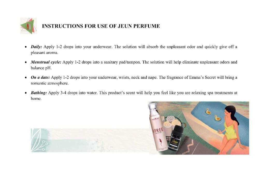 MATXI S.G Combo IFree -Daily Intimate Wash- Feminine Care Wash 120ml & Inner Perfume Jeun 5ml MATXI S.GAu supplements