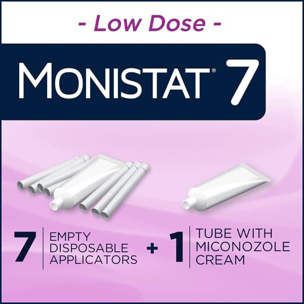 Monistat 7 Vaginal Cream with Tube Plus 7 Disposable Applicators, Anti-Fungal, For Most Vaginal Yeast MonistatAu supplements