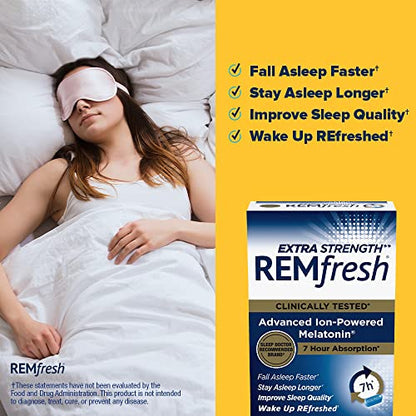 REMfresh 2mg Advanced Melatonin Sleep Aid Supplement (36 Caplets) REMfreshUS supplements