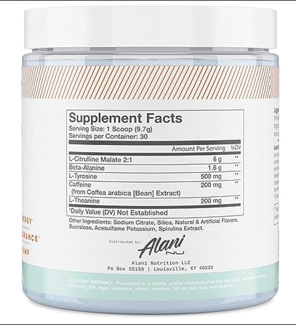 Alani Nu Breezeberry Pre Workout and BCAA Hawaiian Shaved Ice Post Workout Powder Alani NuUS supplements
