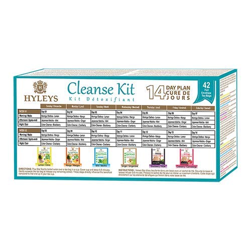 HYLEYS Tea 14 Days Cleanse Kit - 42 Tea Bags (100% Natural, Sugar Free, Gluten Free HYLEYSUS supplements