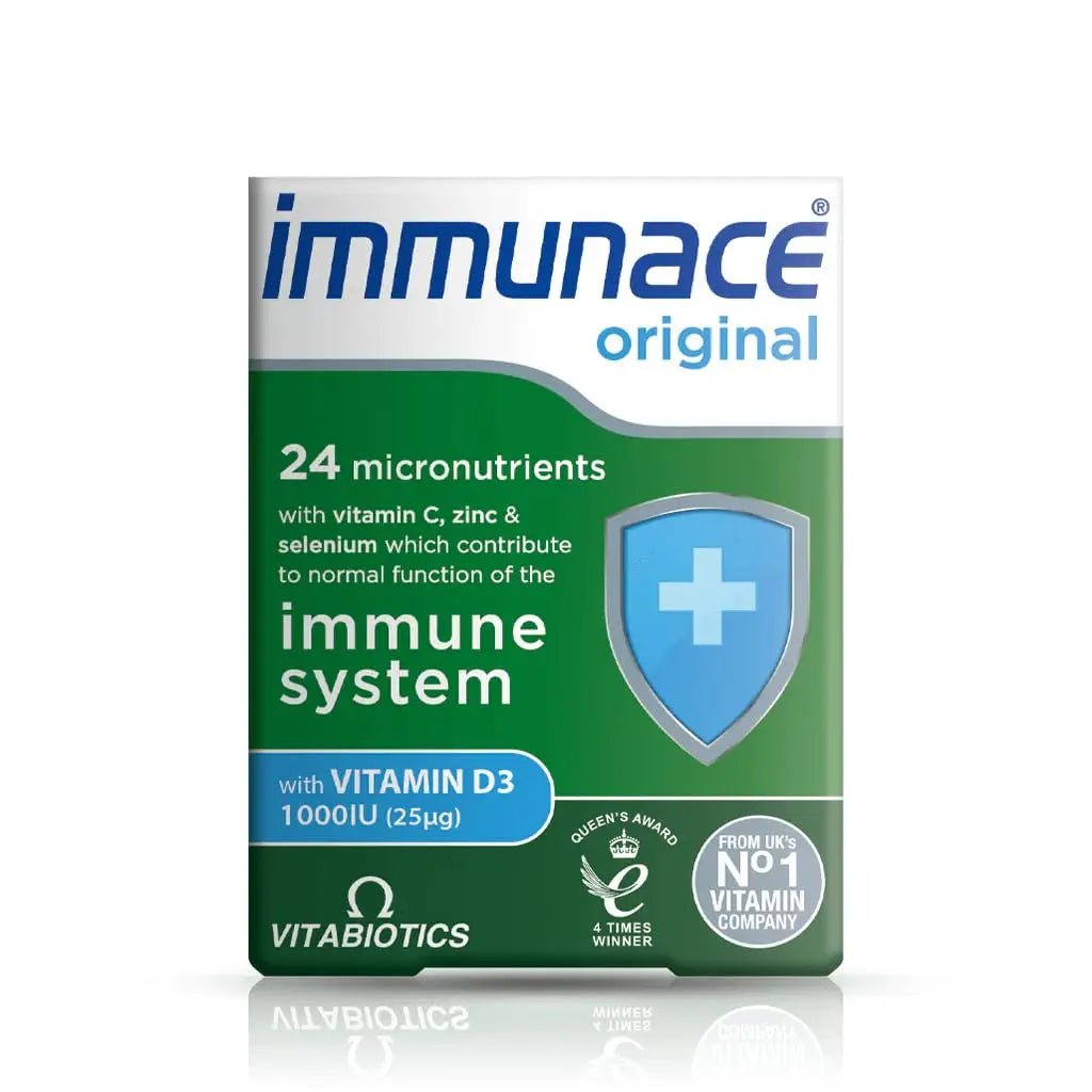 Vitabiotics Immunace Original - Advanced Micronutrient and Immune System Support | Vitamin C, Zinc, and Selenium - 30 Tablets ImmunaceAu supplements