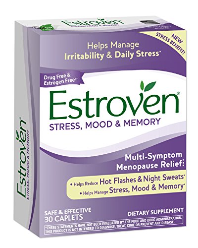 Estroven Stress Plus Mood & Memory | Menopause Relief Dietary Supplement | Safe Multi-Symptom Relief EstrovenAu supplements