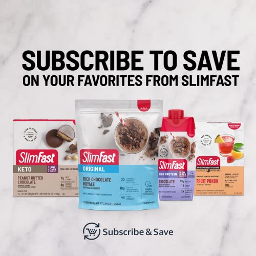 SlimFast Meal Replacement Smoothie Mix, 24 Servings, High Protein, Vanilla Cream, 20g SlimFastUS supplements