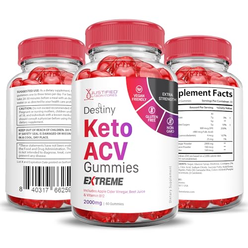 (5 Pack) Destiny Keto ACV Gummies Extreme 2000MG Destiny Keto Gummies Advanced Justified LaboratoriesUS supplements