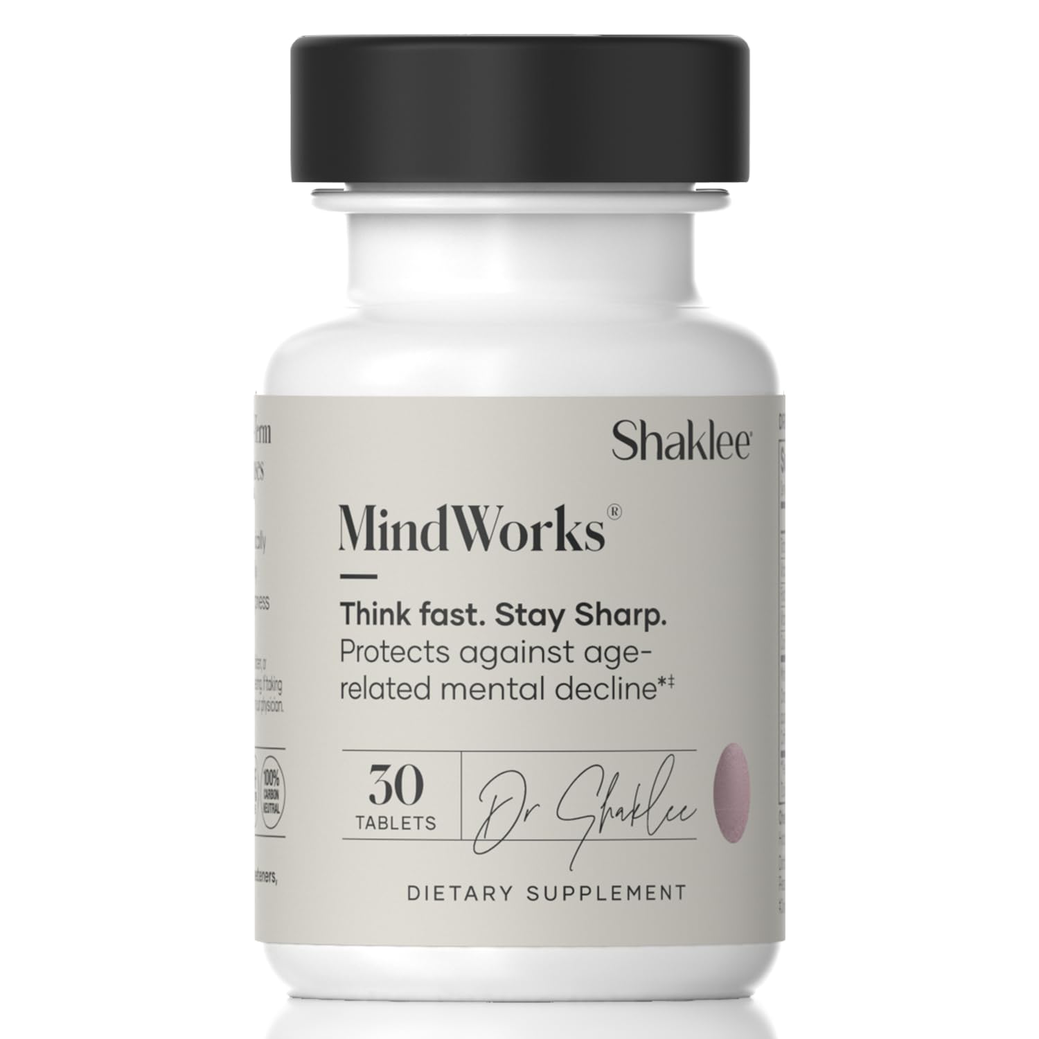 Shaklee MindWorks® - Brain Health Supplement for Brain Sharpness & Focus - Supported Nutrients & Extracts - Chardonnay Grape Seed Polyphenols, Guarana Extract, Vitamins B6, B12, Folate - 30 Tablets ShakleeAu supplements