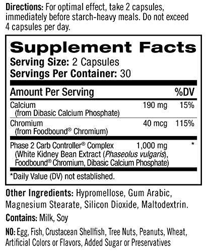 Natrol Carb Intercept with Phase 2 Carb Controller Capsules, White Kidney (Pack of 12) NatrolUS supplements