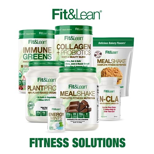 Fit & Lean Meal Shake, Fat Burning Meal Replacement, Protein, Fiber, Probiotics, Vanilla Fit & LeanUS supplements
