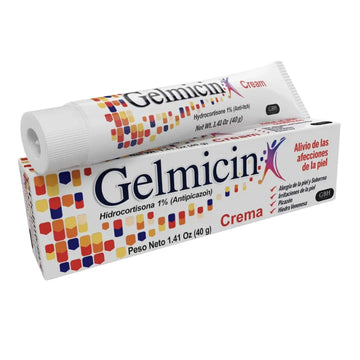Gelmicin Cream 40g Skin Allergies, Skin Itch, Skin Rashes, Poison Ivy Relief- Contains 1.41 oz GelmicinAu supplements