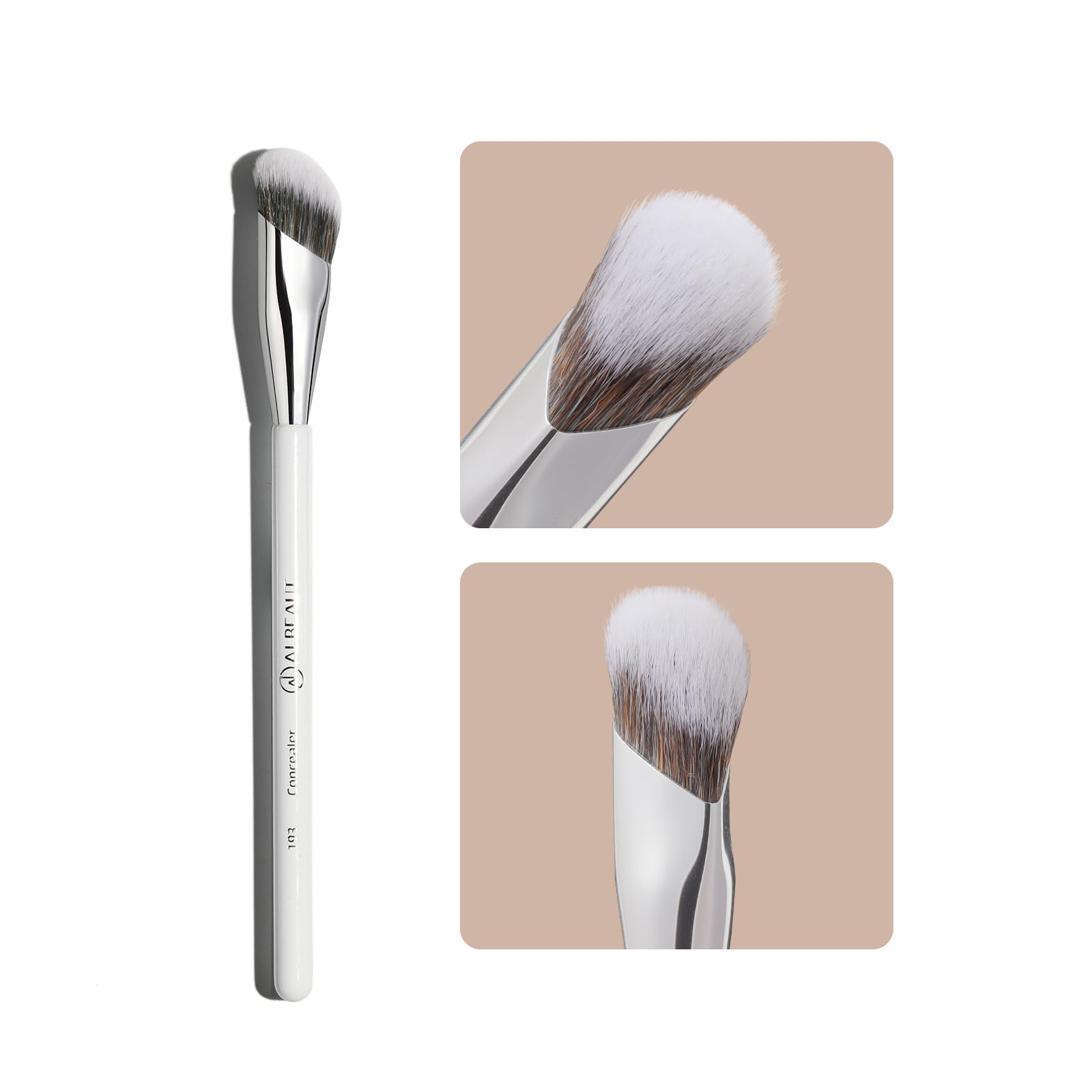 Albeaut Concealer Brush, Angled Under Eye Makeup Small Foundation Precision Face Blending Brush (193 concealer brush) ALBEAUTAu supplements