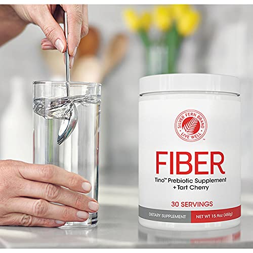 Tino Natural Gluten Free Prebiotic Fiber Supplement - with Tart Cherry Extract & Polycan Silver FernAu supplements