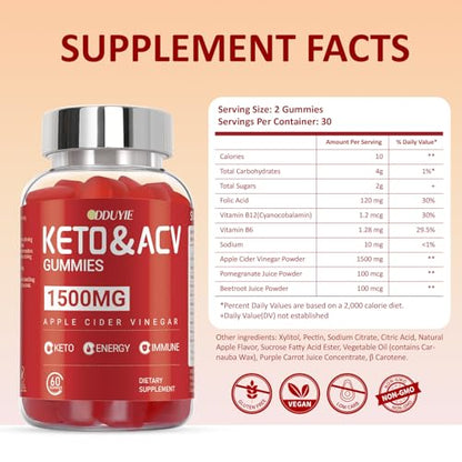 DDUYIE Keto ACV Gummies Advanced Weight Loss - 1500mg Keto ACV Gummies DDUYIEUS supplements