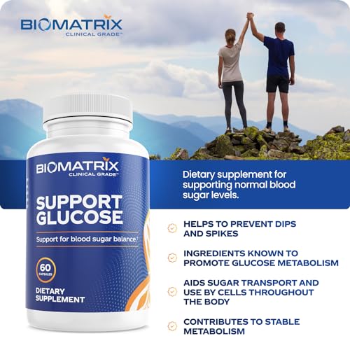 BioMatrix Blood Sugar Support Supplement w/Cinnamon, Gymnema, Lipoic Acid, Vanadyl BioMatrixUS supplements