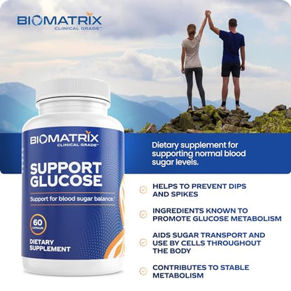 BioMatrix Blood Sugar Support Supplement w/Cinnamon, Gymnema, Lipoic Acid, Vanadyl BioMatrixUS supplements