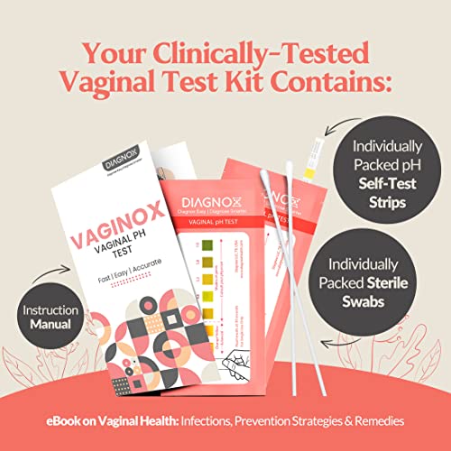 Vaginal PH Test Kit with Sterile Swabs and eBook - Vaginal PH Balance and Yeast Infection Test DIAGNOX HEALTHAu supplements
