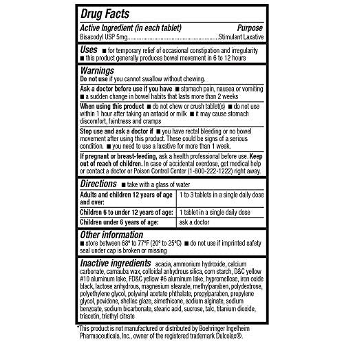 HealthA2Z Laxative Bisacodyl 5mg | 250 Counts | Gentle and Fast Overnight Relief HealthA2ZAu supplements