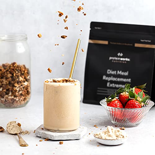 Protein Works - Diet Meal Replacement Extreme Shake, 200 Calorie Meal, High Protein Meal Protein WorksAu supplements