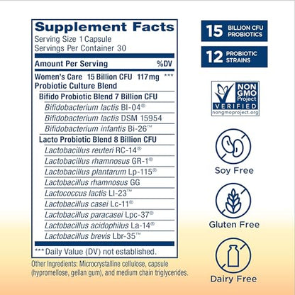 Renew Life Women's Probiotic Capsules, Supports pH Balance for Women, Vaginal, Urinary Renew LifeUS supplements