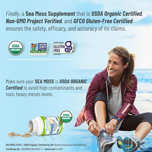 Power By Naturals Sea Moss Plus - USDA Certified Organic Wildcrafted Irish Power By NaturalsAu supplements