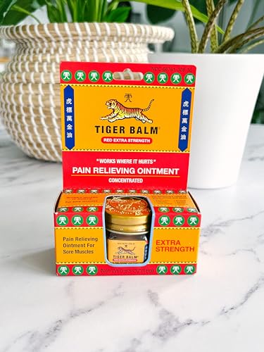 Tiger Balm Pain Relieving Ointment, Extra Strength, 0.63 Ounces (Pack of 3) Tiger BalmAu supplements