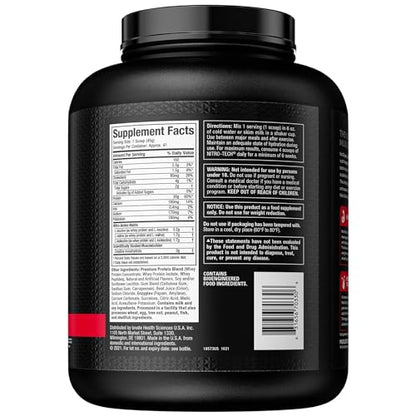 Whey Protein Powder, MuscleTech Nitro-Tech Whey Protein Isolate & Peptides, Protein MuscleTechUS supplements