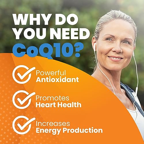 Doctor's Best High Absorption CoQ10 with BioPerine, Heart Health & Energy Production Doctor's BESTUS supplements