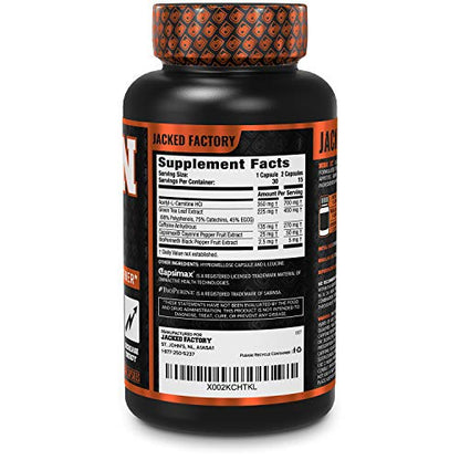 Jacked Factory Burn-XT for Men & Women - Improve Focus & Increase Energy - Premium Jacked FactoryUS supplements