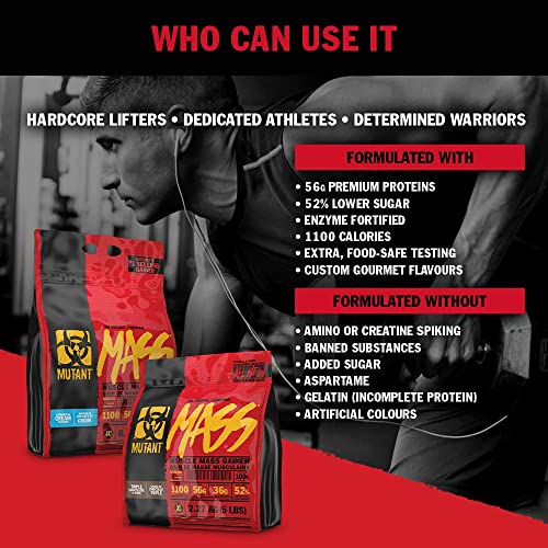MUTANT Mass Weight Gainer Protein Powder, High-Calorie Workout Shakes MutantAu supplements