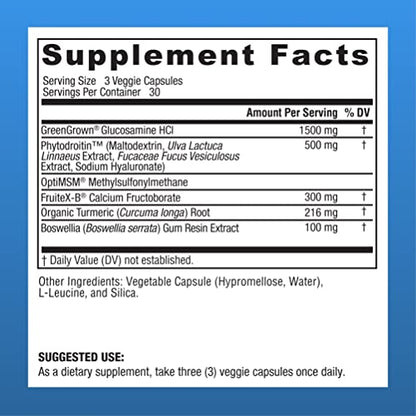 Physician's CHOICE Glucosamine Chondroitin MSM - Phytodroitin Plant-Based Chondroitin Physician's CHOICEUS supplements