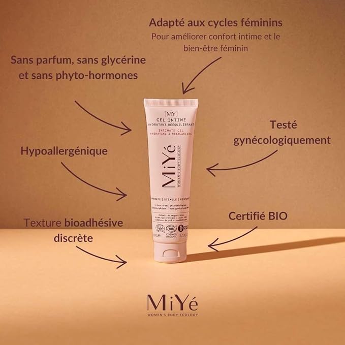MiYé [MY] Moisturizing and rebalancing intimate gel certified organic | Blue lily of the valley MiYéAu supplements