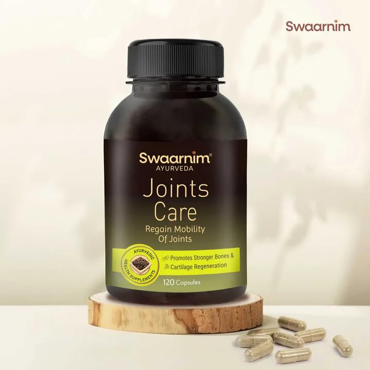 Swaarnim Joints Care - Enriched with Arjuna & Natural Herbs - Joint Health Supplement 100% Natural, No Added Chemicals - 120 Capsules SwaarnimAu supplements