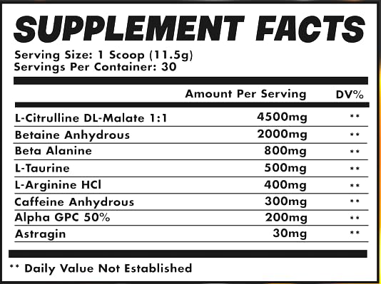 Orange Dreamsicle Pre Workout | The Best Tasting Pre Workout | Intense Increased Endurance Beta BearsUS supplements