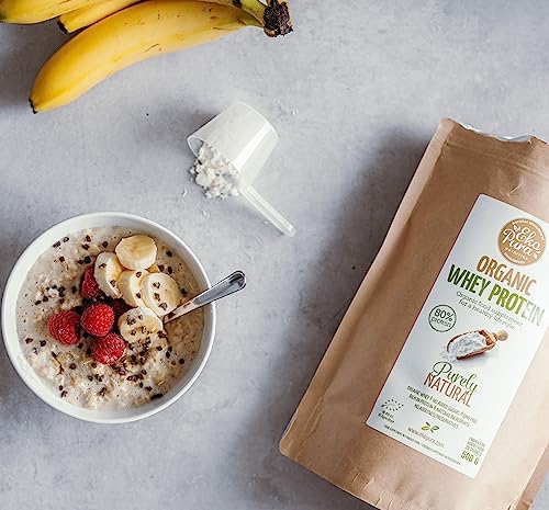 Ekopura Organic Whey Protein 500g | 80% Protein | Hormone Free, GMO-Free, Soy-Free, Additive Free EkopuraAu supplements