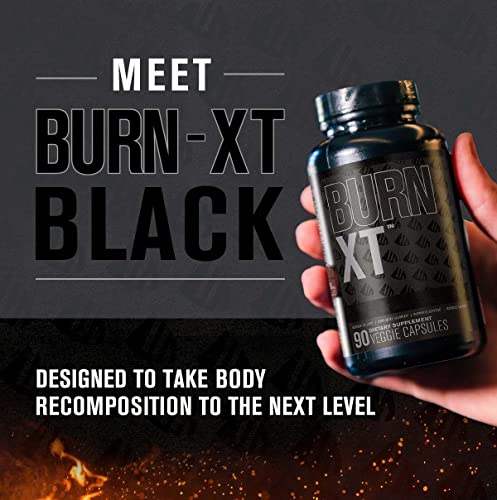 Burn XT Black Thermogenic Fat Burner - Weight Loss Supplement, Appetite Suppressant Jacked FactoryUS supplements