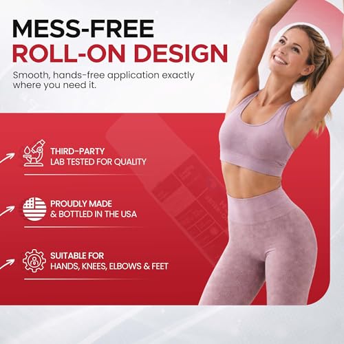 BIO-RELIEF +CH Pain Relief Roll On w 10% Methanol | Highly Effective, Cool & Topical Pain Relief Extra Strength for Arthritis,Muscle,Joint & Back | Easy Roll On Maximum Strength, Made in USA Scientific Solutions GlobalAu supplements
