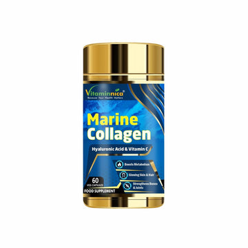 Vitaminnica Marine Collagen Capsules with Hyaluronic Acid & Vitamin C - Skin, Hair, Bones & Joints Vitaminnica Because your Health MattersAu supplements
