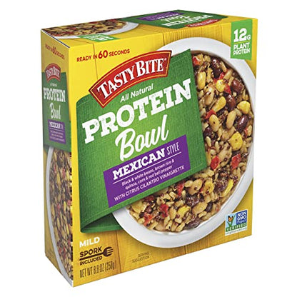 TASTY BITE Mexican Protein Bowl, 8.8 Ounce, Pack of 6, Ready to Eat, Microwaveable TASTY BITEUS supplements