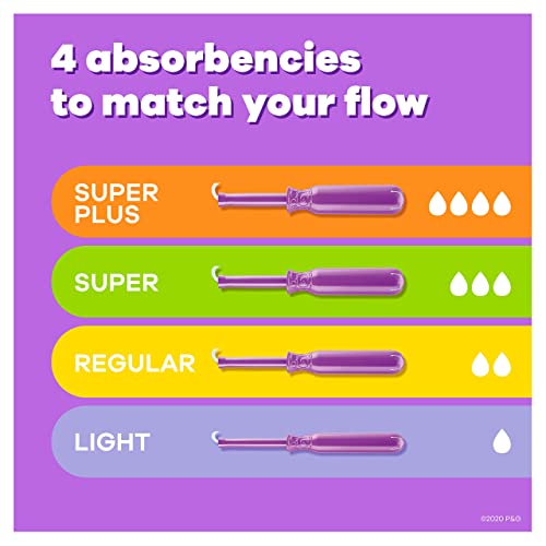 Tampax Radiant Tampons Multi Pack with LeakGuard Braid, Light/Regular Absorbency, Unscented, 26 Count TampaxAu supplements