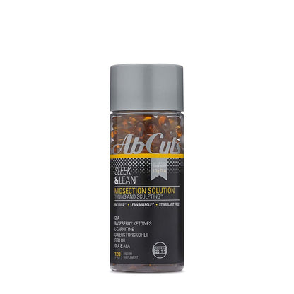 AbCuts Sleek and Lean - 120 Easy-to-Swallow Softgels - CLA Supplement, Fish Oil AbCutsUS supplements
