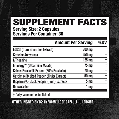 Jacked Factory Thermo XT Thermogenic Fat Burner - Cutting Weight Loss Supplement Jacked FactoryUS supplements