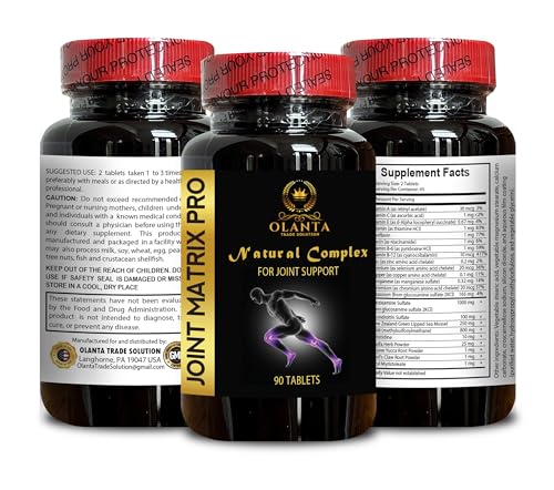 Joint Matrix PRO Natural Complex - Joint Support Supplement for Women, Support Joint Function and Mobility - 1 Bottle 90 Tablets OLANTA TRADE SOLUTIONAu supplements